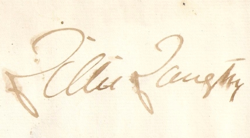 Lillie Langtry’s Autograph
